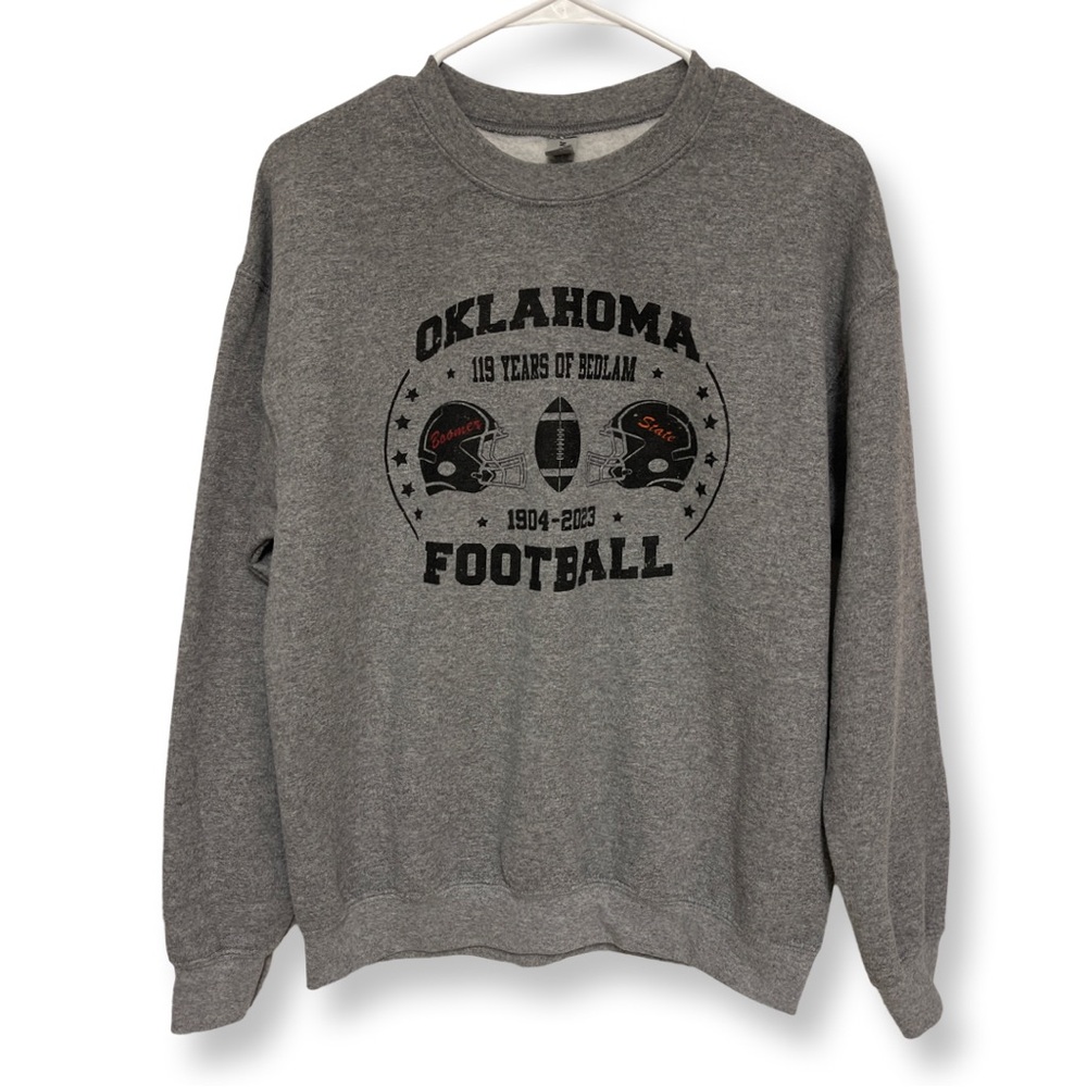 OU vs OSU Football “119 Years Of Bedlem” Crewneck Sweatshirt Medium